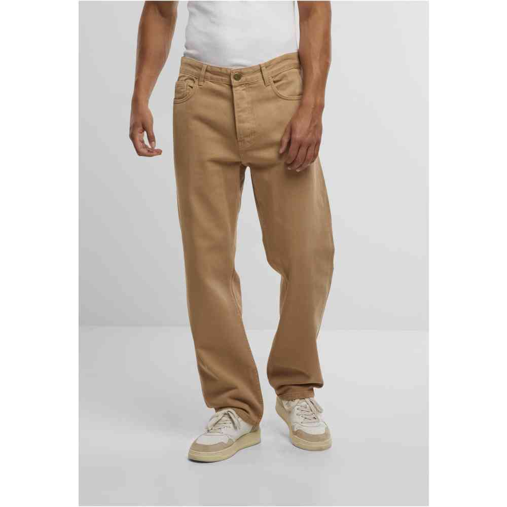 DEF - Texas Straight Fit Jeans Hose - Braun